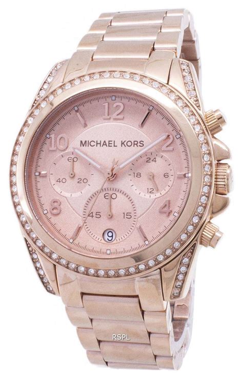 michael kors rose gold mk5263|michael kors blair rose watch.